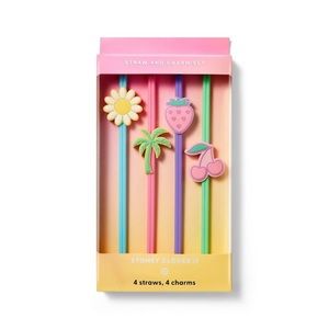 HP STONEY CLOVER LANE X TARGET NEW STRAW WITH CHARMS SET